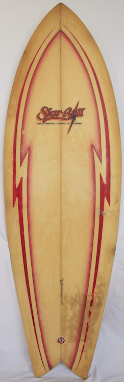 Lightning Bolt 'Star Bolt' twin-fin by Steve Walden (late 1970's