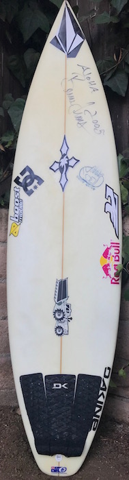 Bruce Iron's personal signed surfboard (2005) – Vintage surfboards