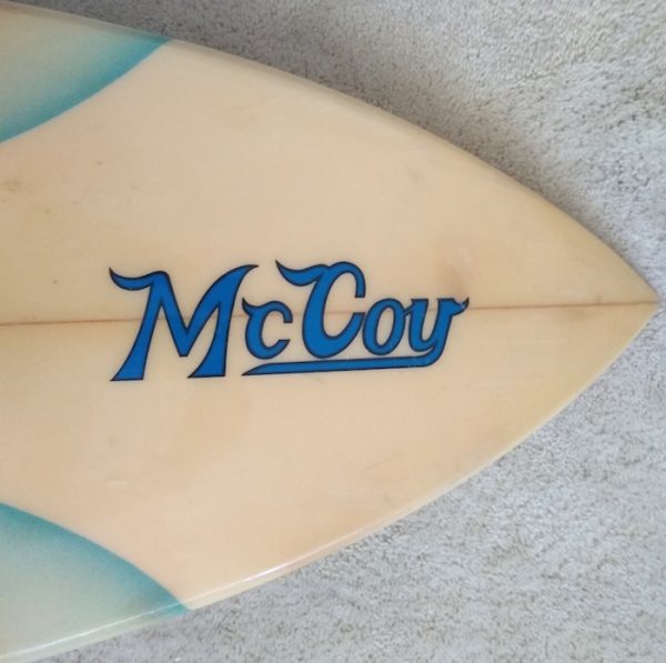 McCoy Australia single fin (late 1970’s) Vintage surfboards for sale