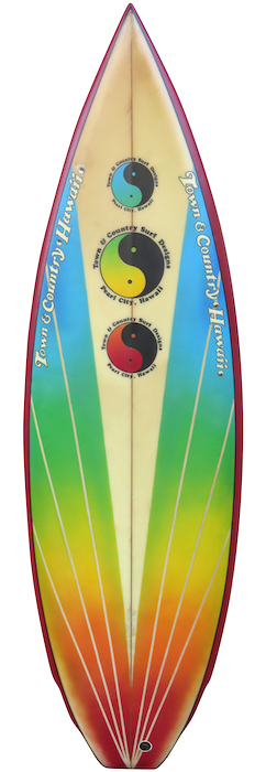 Town & Country (T&C) shortboard (1983) – Vintage surfboards for