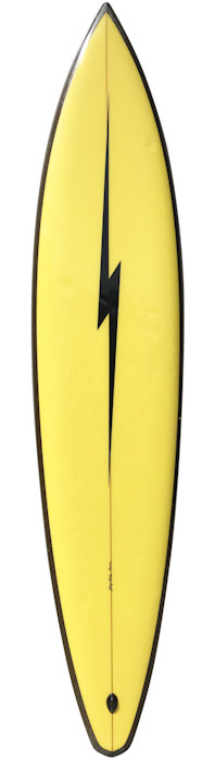 Gerry Lopez Lightning Bolt surfboard (mid 1970’s)