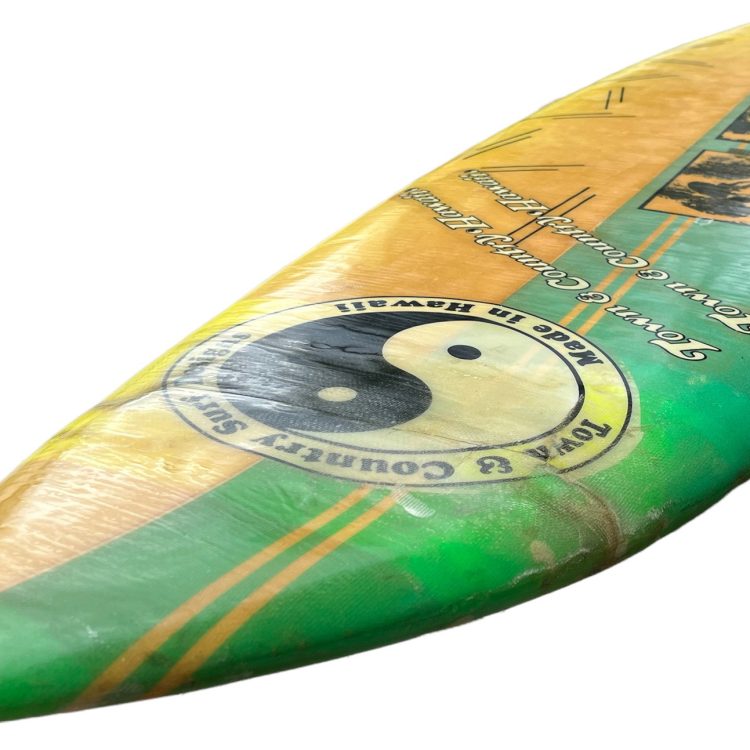 Town & Country (T&C) shortboard by Ben Aipa (1986) Vintage surfboards for sale, Collectible