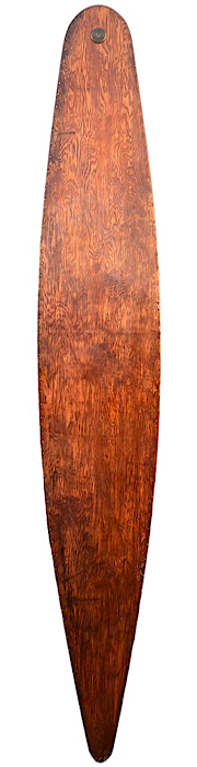 Hollow wooden “Kookbox” surfboard (late 1930’s)
