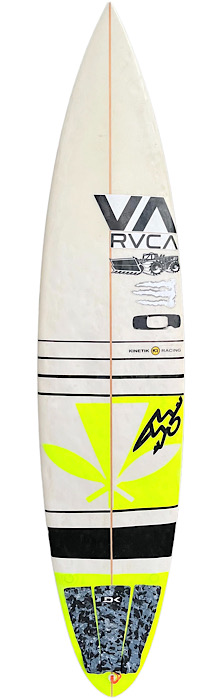 World Champion Makua Rothman personal surfboard by JS Industries (circa 2015)