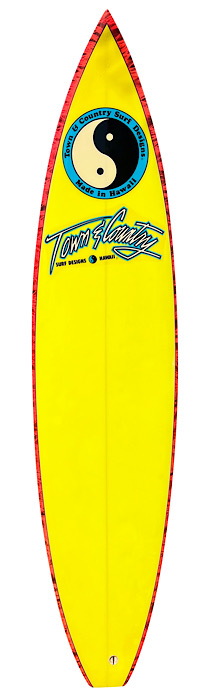 Town and Country (T&C) surfboard by Steve Elliott (1988) – Vintage