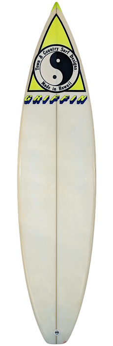 Town & Country (T&C) surfboard by Greg Griffin (1991) – Vintage
