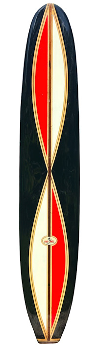 Greg Noll Figure 8 stringer longboard (mid 1960s)