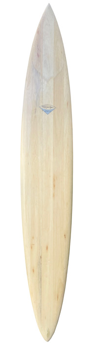Clyde Beatty Jr. personal Reynolds Yater shaped balsa surfboard (1994) 