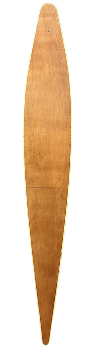 Tom Blake ‘Kookbox’ wood surfboard (1930s replica)