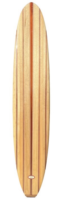 Dale Velzy balsawood 11 stringer longboard (1990s)