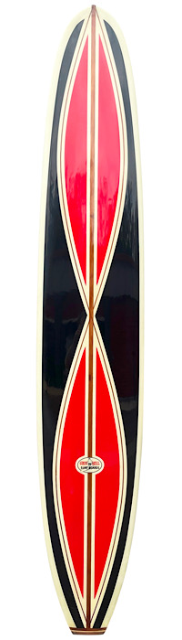 Greg Noll Figure 8 stringer longboard (mid 1960s)