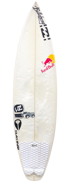 3X World Champion Andy Irons’ personal surfboard (2008)