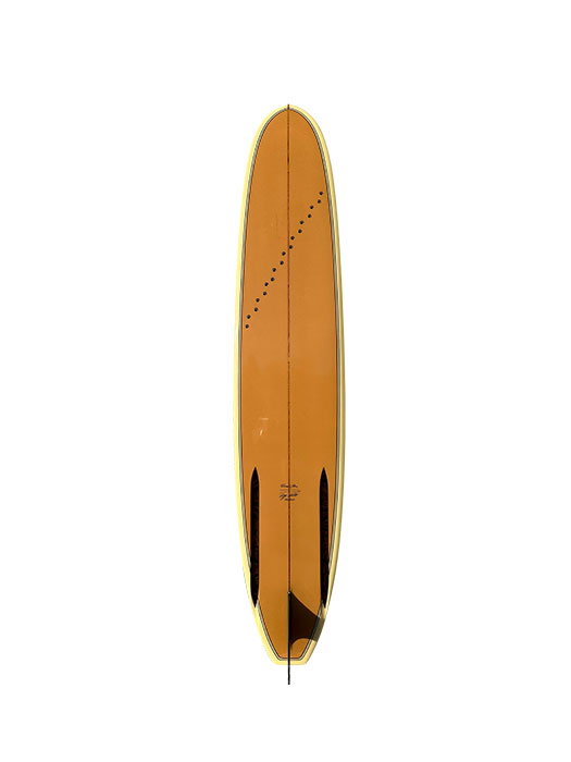 Greg Noll Miki Dora Da Cat signed longboard (1998) – Surfboard Hoard